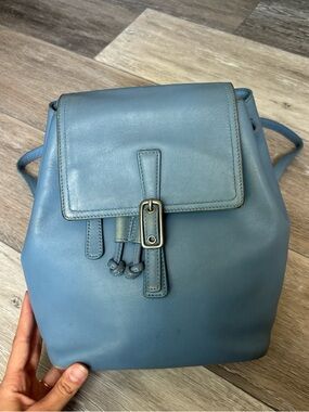 Coach legacy back pack periwinkle blue